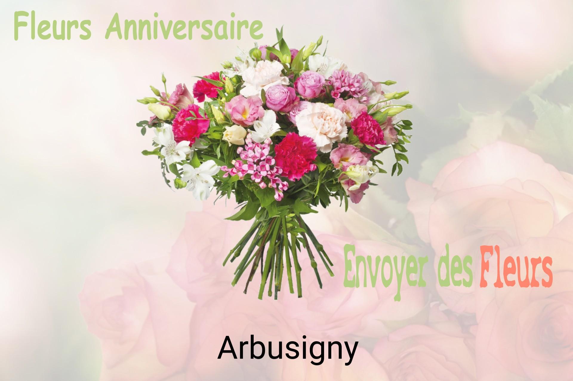 Bouquet de fleurs d’anniversaire livré à Arbusigny