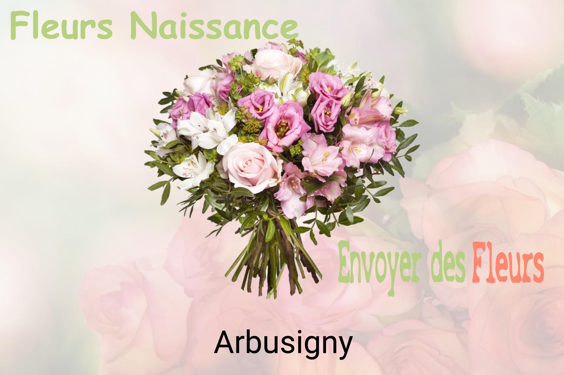 Bouquet de fleurs de naissance livré à Arbusigny
